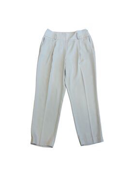 MAISON Cinqcent light cream beige ankle pants Sz 10